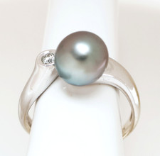 Perlenring 14 Karat 585 Gold