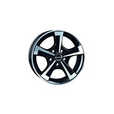 Borbet CWT Alufelge 6,0x15" 5-Loch schwarz poliert Camping Wohnwagen 1666193