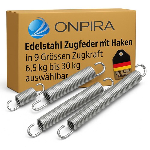 Edelstahl zugfeder premium - zugfeder,