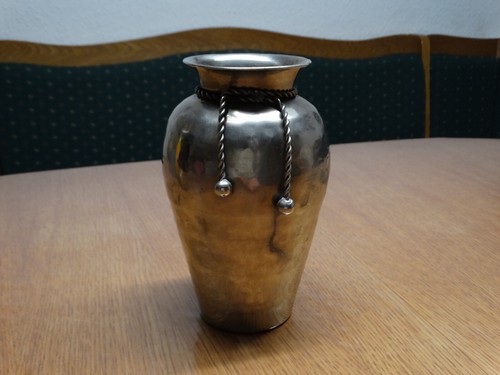 Vase silber 281g metall - vase,