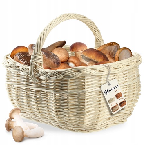 Kadax weidenkorb für - weidenkorb, pilze
