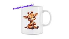 Tasse giraffe zeigt - zeigt, herz
