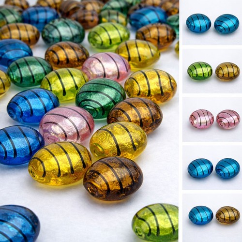 Murano glasperlen scheiben mit - murano,