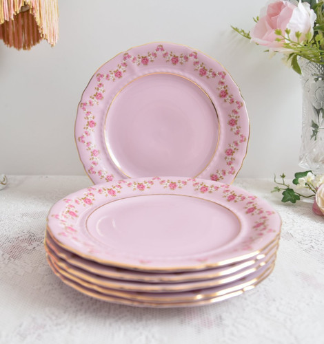 Dessertteller rosa porzellan - dessertteller,