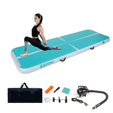 Air Tracking Matte Airtrack 3/4m Turnmatte Aufblasbar klappbar mit Luftpumpe