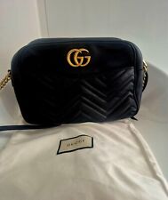 Gucci GG Marmont  Umhängetasche Handtasche Tasche schwarz, mittlere Große