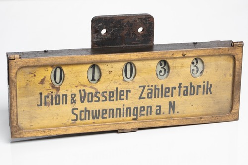 Massiver zähler aus messing - zähler,
