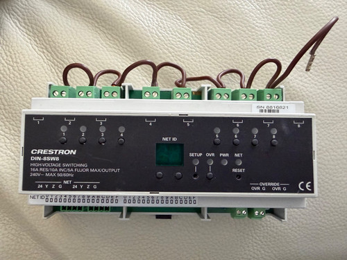 Crestron din 8sw8 mit relais - crestron, 8