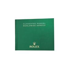 Rolex Garantie Handbuch guarantee worldwide service booklet Ref. 563.84