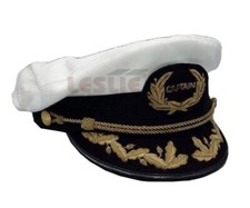 Brandneue handgefertigte Yachthüte Kapitänsmützen Skippermützen - alle Größen