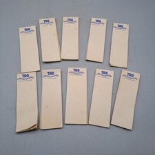 Kellnerblock Notizzettel Block TAG Eiernudeln -Paniermehl Werbung 10 St. ALT 044