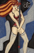 JACQUELINE DITT - Tabledance Gogo 2 A4 - DRUCK n.Gemälde girl Frau Tanz