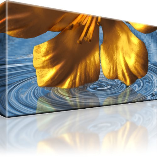 Gelbe lilie blume - gelbe,
