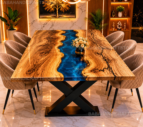 Luxus live edge holz - holz, esstisch