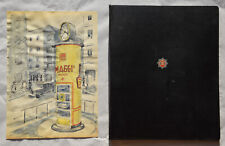 Konvolut Aquarell Dokumente