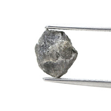 Groß Earthmine Diamant 2.13TCW Grau Funkelnde Natur Irregular Form Für Anhänger