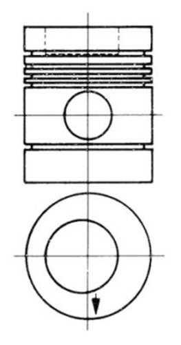 Kolben kolbenschmidt 90274830 - kolben,