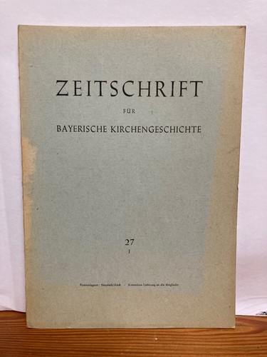 Zeitschrift für bayerische