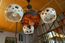 Deckenleuchte Wagenrad  E27