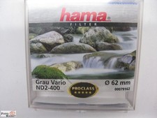  Hama (00079162) Graufilter ND Vario 2-400 - 62 mm Grau variabel Filter 