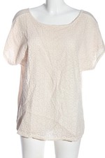 OUI Spitzenbluse Damen Bluse Gr. DE 40 weiß Casual-Look