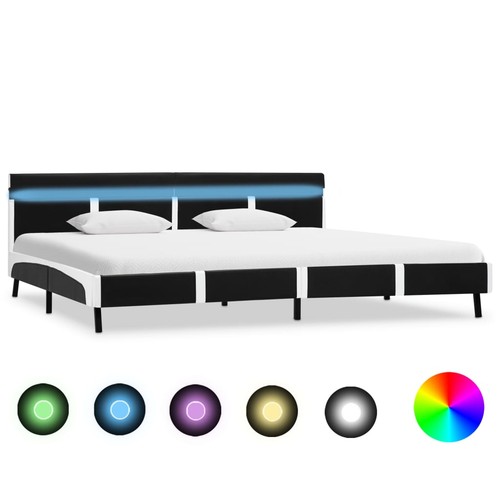 Polsterbett mit led - mit,