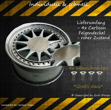  Carlsson Felgendeckel 4xDeckel geeignet für Carlsson gecleant flach Nabendeckel