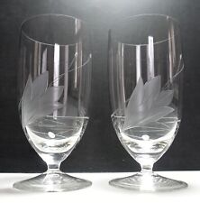 2 Biergläser Wassergläser Eisch Springtime Höhe 14cm geschliffen