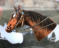 GLASSCHALE MIT PFERDEMOTIVEN