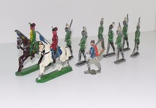 10 Stück Zinnsoldaten Zinnfiguren Soldaten in Uniform 1.WK Sammlung Konvolut a)