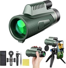 12×50 Monokular Teleskop BAK-4 Prisma, voll mehrfach beschichtet, Smartphone