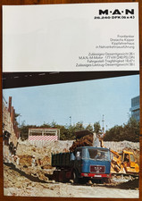 Prospekt MAN Lkw Typ 26.240 DFK Frontlenker Dreiachs-Kipper orig. brochure