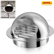 Edelstahl Lüftungsgitter Ablufthaube Wetterschutzgitter Lufthaube Lamellengitter