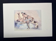 EroArtprint des Original „Lesbian Love“ aus Kunstmappe zu Gamiani 2 nuits d‘exes