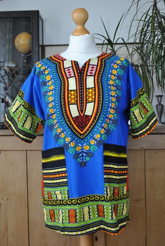 Blau afrikanisches print - afrikanisches,