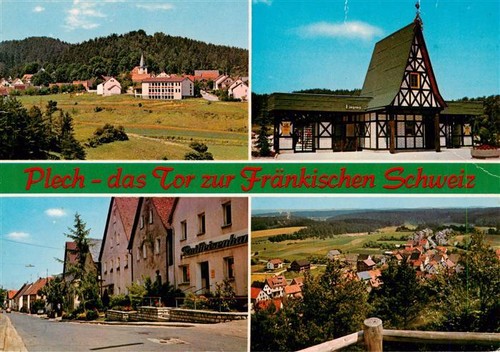 Plech panorama fachwerkhaus - plech,