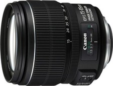 Canon EF-S Objektiv 15–85 mm f/3,5–5,6 IS USM schwarz Fotografie Kamera Objektiv