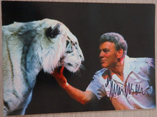 Autogramm deutscher Zirkusdirektor und Dompteur Gerd Simoneit-Barum (124914)