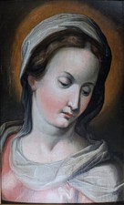 Madonna, Öl auf Eichenholz