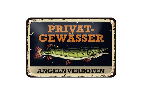 Blechschild 20x30cm gewölbt
