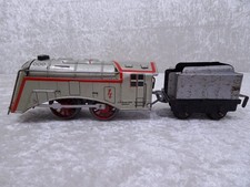 Dressler Blechspielzeug Lokomotive und Tender Vintage Made in U.S. Zone Germany 