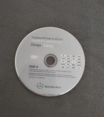 Dvd mercedes navigation audio - dvd,
