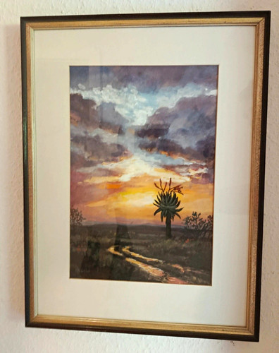 Aquarell gemälde signiert - gemälde,