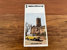 VEB Automobilwerk Eisenach Wartburg 353 Prospekt für BRD Genex Werbung Katalog