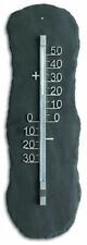 Analoges Außenthermometer TFA 12.5012 Schieferplatte Wetterfest Metall Unikat