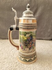 Porzellan Bierkrug mit