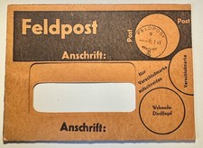 Deutsches Reich Feldpost Dauerbriefumschlag orange DR Zweiter Weltkrieg 