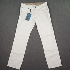 ESPRIT Groove Herren Chino Hose Gr. 34/34 weiß gerades Bein mid waist 5 Pocket