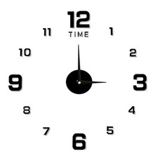 Wanduhr Schwarz Groß | Große