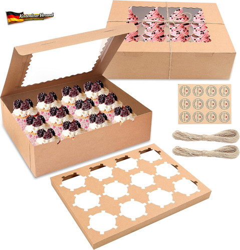 Muffin boxen 10er set mit - 10er,
